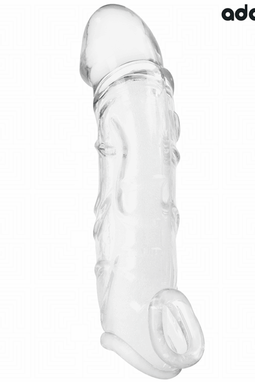 ADDICTED TOYS – EXTENSOR PARA EL PENE TRANSPARENTE 27 CM