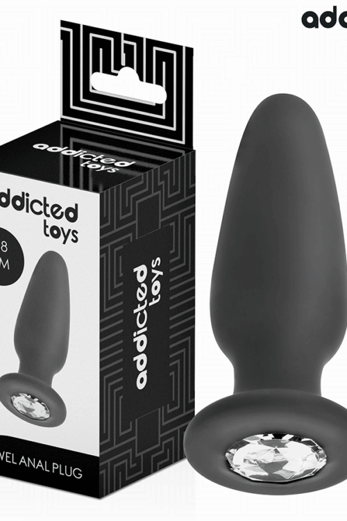 ADDICTED TOYS – PLUG ANAL CON JOYA SILICONA TALLA S 8,8 CM