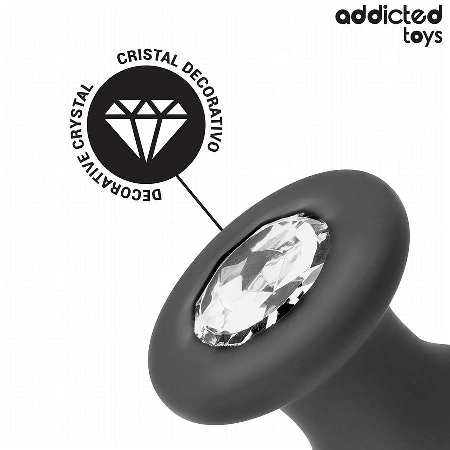 ADDICTED TOYS - PLUG ANAL CON JOYA SILICONA TALLA L 12,6 CM - Imagen 4