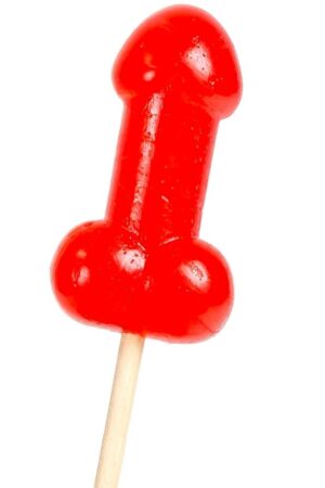 SECRETPLAY - PIRULETA PENE CARAMELO CEREZA CON EFECTO CALOR PICANTE