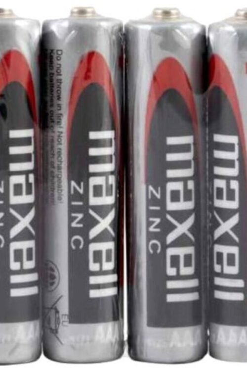 MAXELL – PILA SALINA MANGANESO AAA R03 RETRACTIL*4