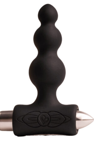 ROCKS- OFF - PETITE SENSATIONS BUBBLES PLUG ANAL VIBRADOR NEGRO