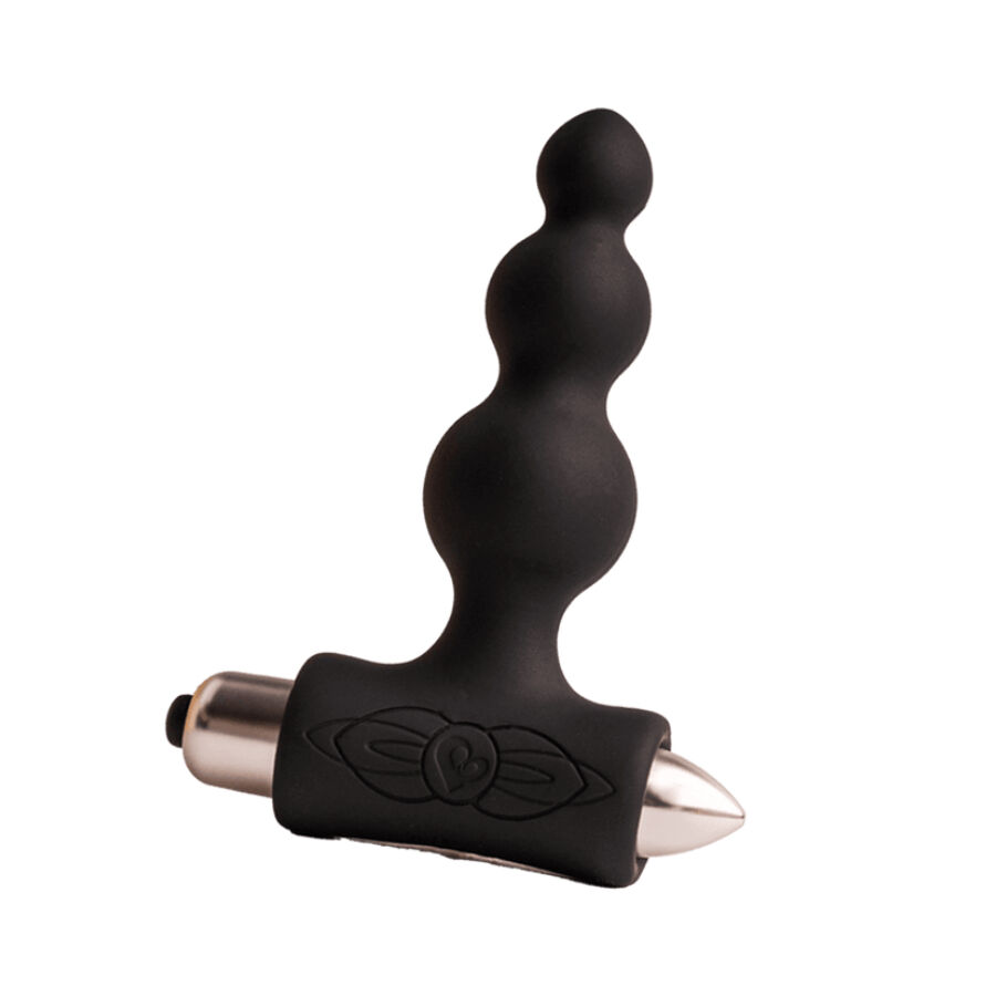ROCKS- OFF - PETITE SENSATIONS BUBBLES PLUG ANAL VIBRADOR NEGRO - Imagen 7