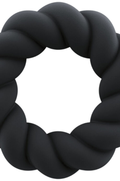 ROCKS- OFF – TWIST ANILLO MASTURBADOR SILICONA NEGRO
