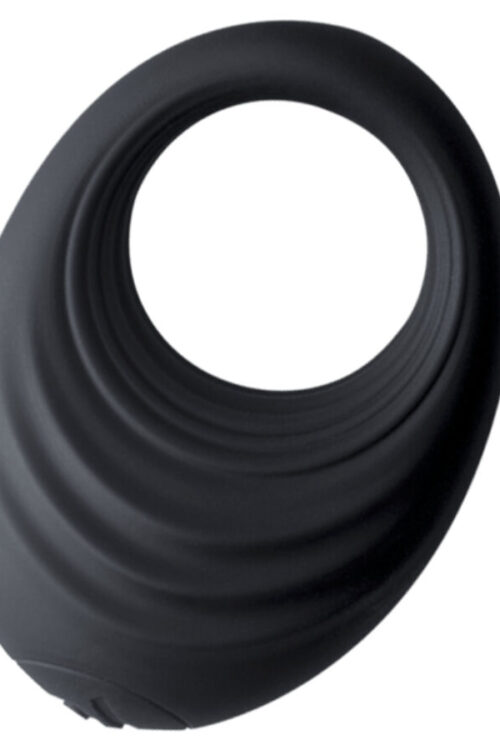 ROCKS- OFF – SPIRE ANILLO VIBRADOR PARA EL PENE NEGRO