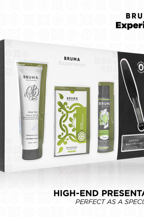 BRUMA XPERIENCE – KIT TENTACIÓN DULCE SANDÍA CON POTENCIADOR DE ORGASMOS