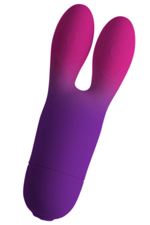 ROCKS- OFF – GLO-GIRL BUNNY VIBRADOR FLEXIBLE MORADO