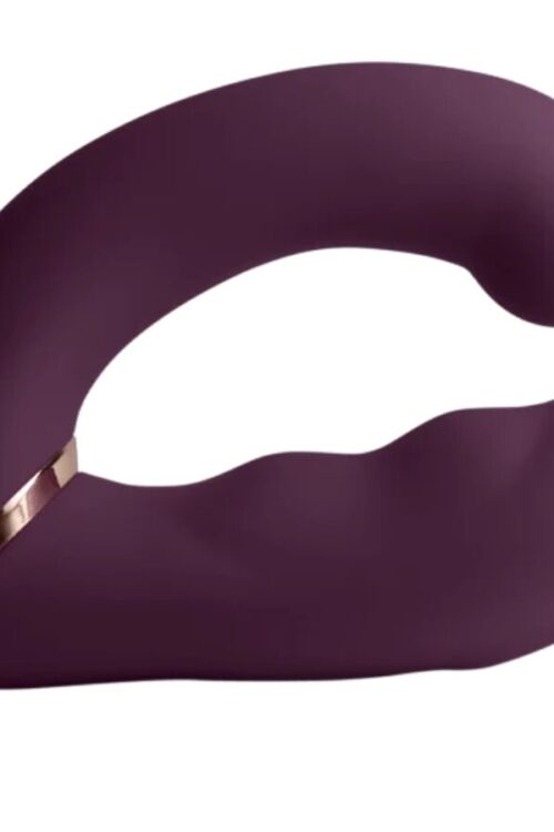 ROCKS- OFF – GEMINI VIBRADOR DUAL PUNTO G Y ESTIMULADOR CLÍTORIS MORADO