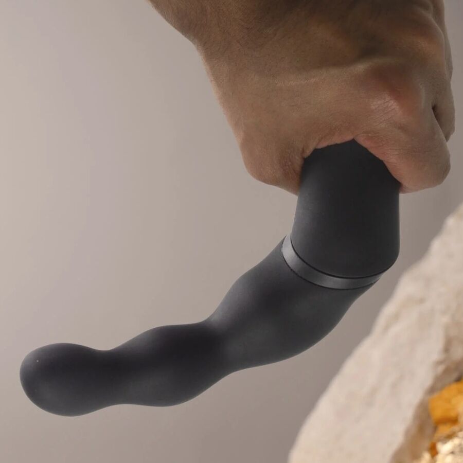 ROCKS- OFF - ADAPT VIBRADOR PROSTÁTICO Y ANAL NEGRO - Imagen 3