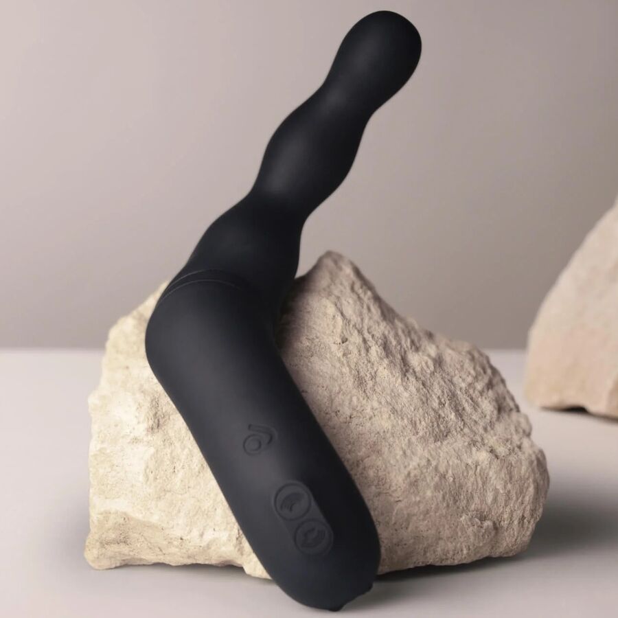 ROCKS- OFF - ADAPT VIBRADOR PROSTÁTICO Y ANAL NEGRO - Imagen 6