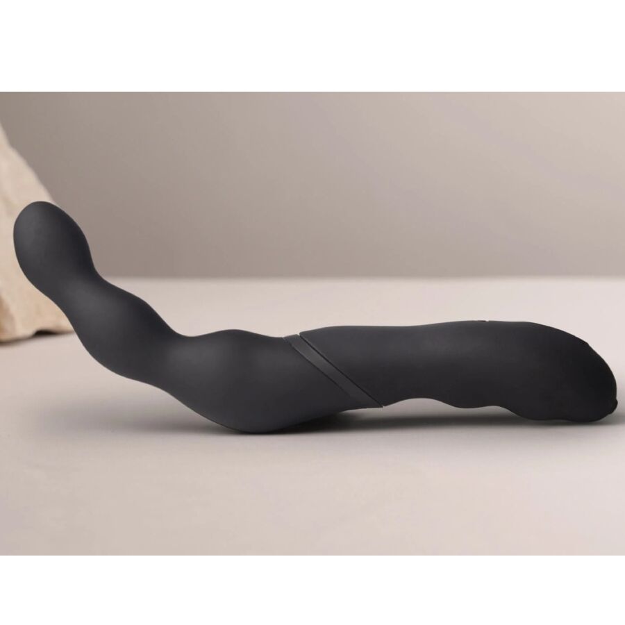 ROCKS- OFF - ADAPT VIBRADOR PROSTÁTICO Y ANAL NEGRO - Imagen 9
