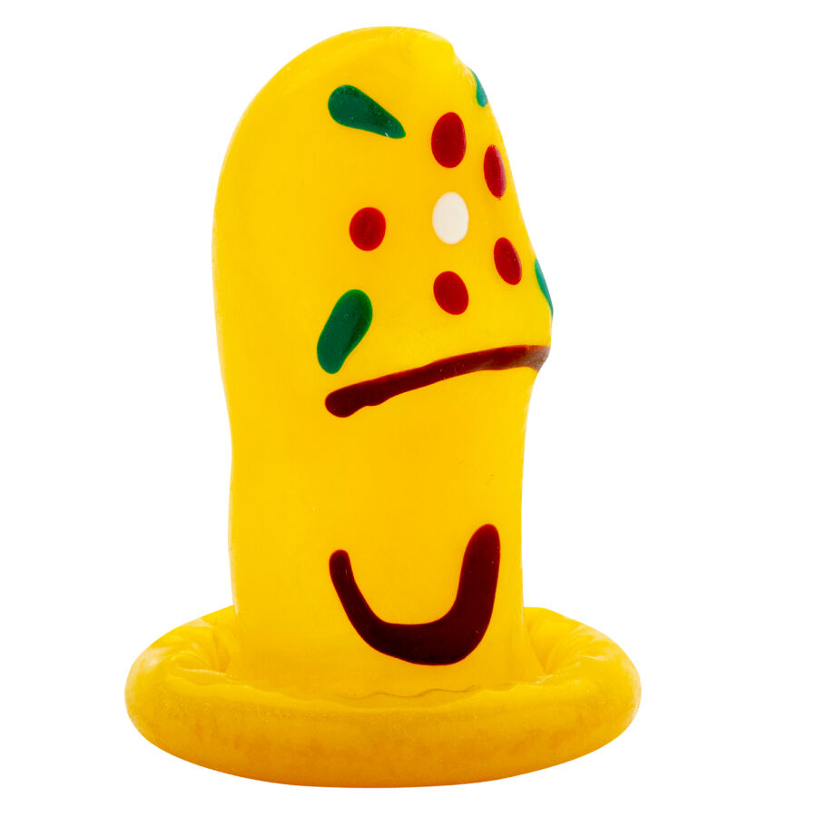 CONDOMERIE - PRESERVATIVO DECORATIVO PINTADO A MANO ZUECO - Imagen 3