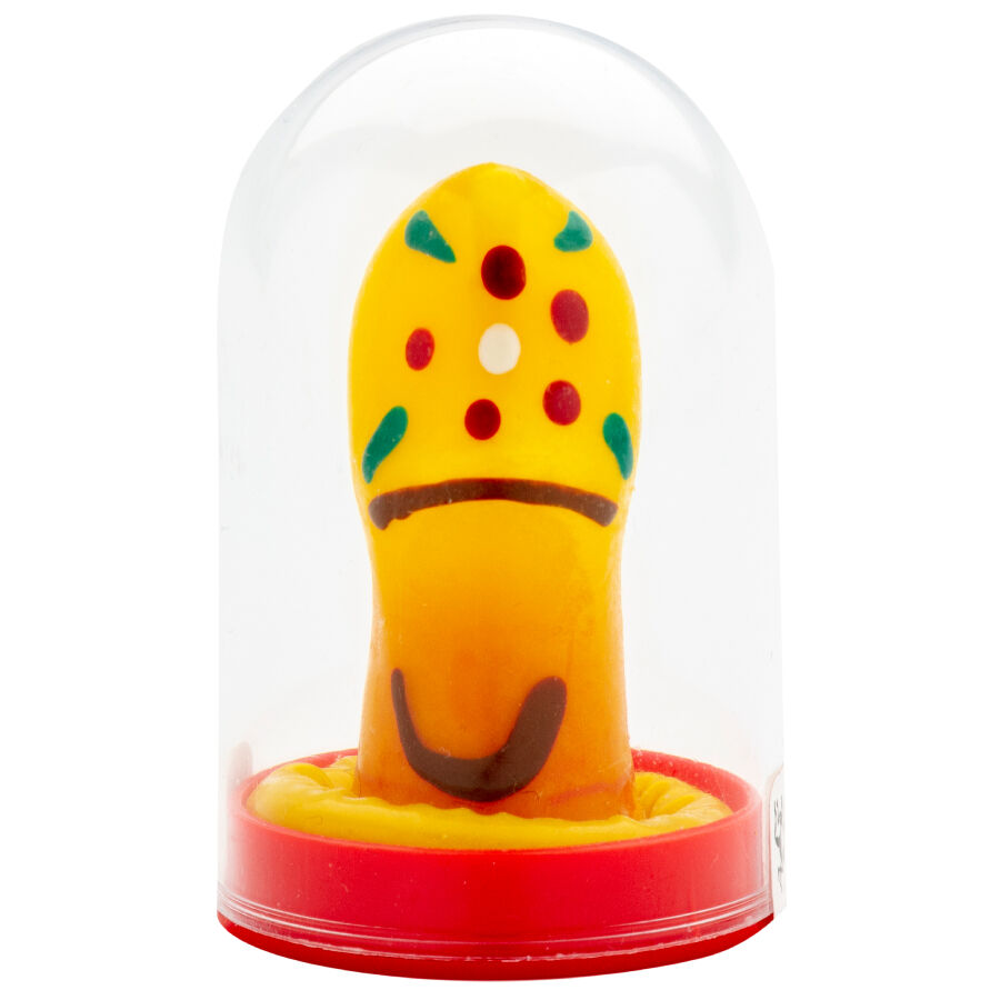 CONDOMERIE – PRESERVATIVO DECORATIVO PINTADO A MANO ZUECO