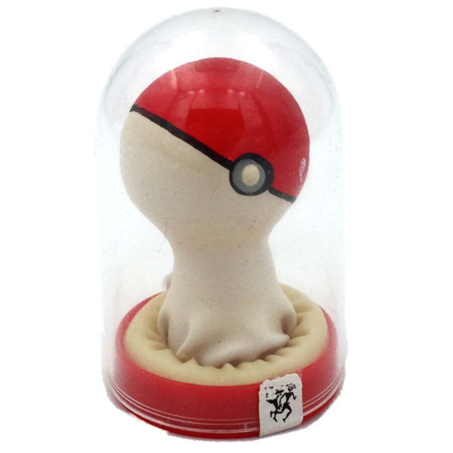 CONDOMERIE – PRESERVATIVO DECORATIVO PINTADO A MANO POKEBOLA ROJO-BLANCO