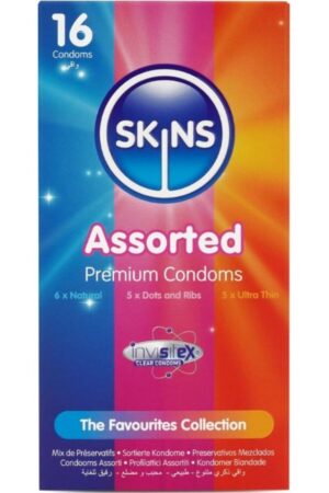 SKINS - SURTIDO PRESERVATIVOS PREMIUM PACK 16