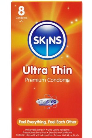 SKINS - ULTRAFINOS PRESERVATIVOS PREMIUM PACK 8