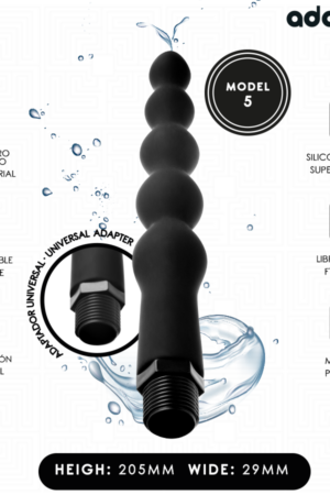 ADDICTED TOYS - LIMPIADOR ANAL CON ADAPTADOR UNIVERSAL MODELO 5