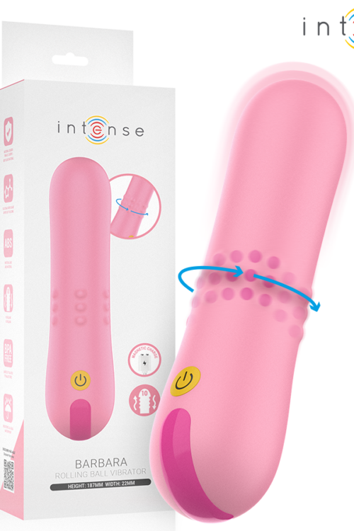INTENSE – BARBARA VIBRADOR CON PERLAS GIRATORIAS