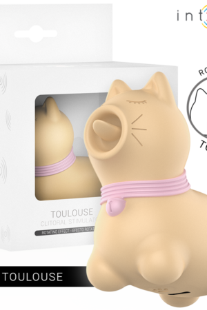 INTENSE - TOULOUSE ESTIMULADOR CON LENGUA ROTATIVA 360º AMARILLO