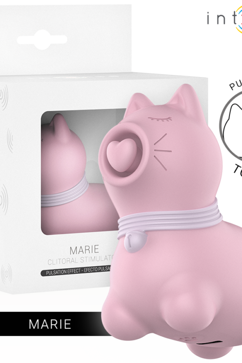 INTENSE – MARIE ESTIMULADOR CON LENGUA EFECTO PULSACIÓN ROSA