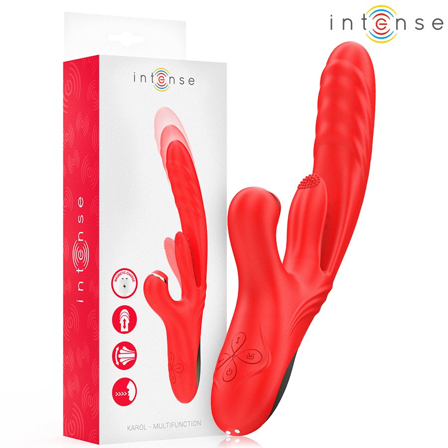 INTENSE – KAROL VIBRADOR MULTIFUNCIÓN EMPUJE & SUCCIÓN & ESTIMULACIÓN