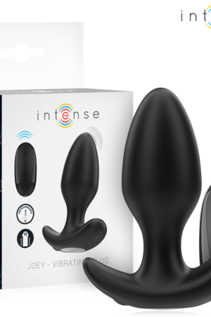 INTENSE - JOEY PLUG ANAL 10 VIBRACIONES NEGRO CONTROL REMOTO
