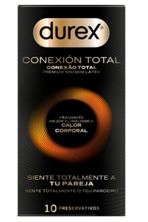 DUREX - CONEXIÓN TOTAL ULTRA FINO PLUS SIN LÁTEX 10 UNIDADES