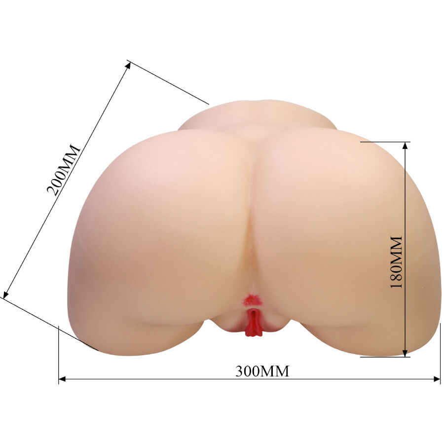 CRAZY BULL - OLIVIA TRASERO FEMENINO REALISTA VAGINA Y ANAL 5.5 KG - Imagen 4