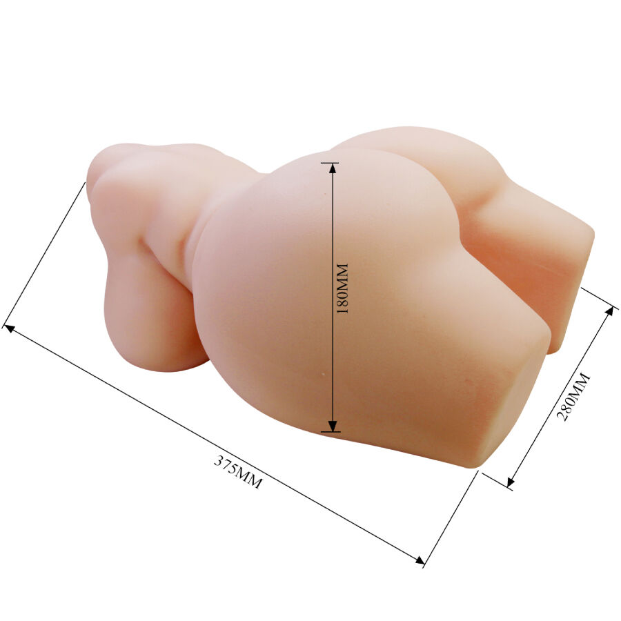 CRAZY BULL - GRACE TORSO FEMENINO REALISTA VAGINA Y ANAL 7.5 KG - Imagen 7