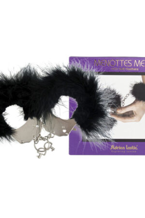 ADRIEN LASTIC - ESPOSAS METAL CON PLUMAS NEGRO