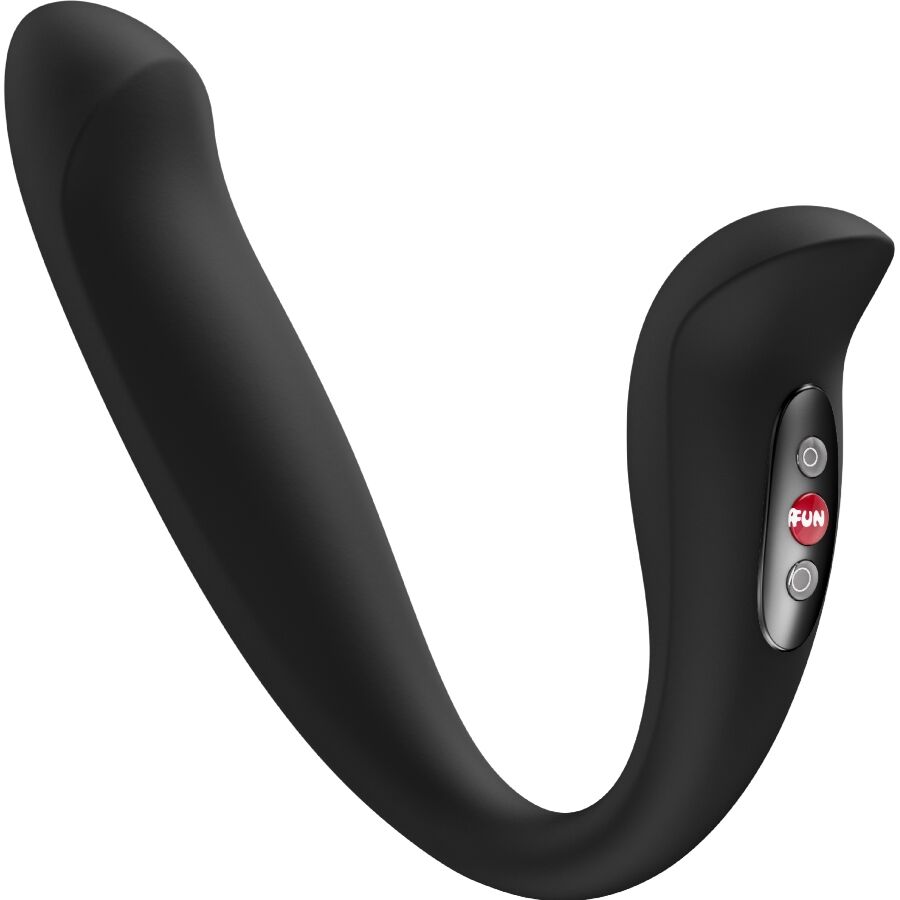 FUN FACTORY – VELOCE DOBLE VIBRADOR INSERTABLE AIR PULSE NEGRO