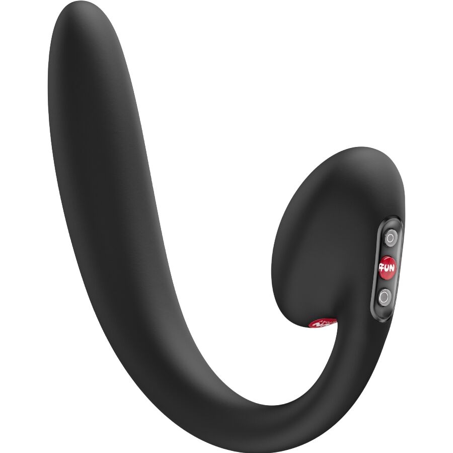 FUN FACTORY – CRESCENDO DOBLE VIBRADOR INSERTABLE AIR PULSE NEGRO