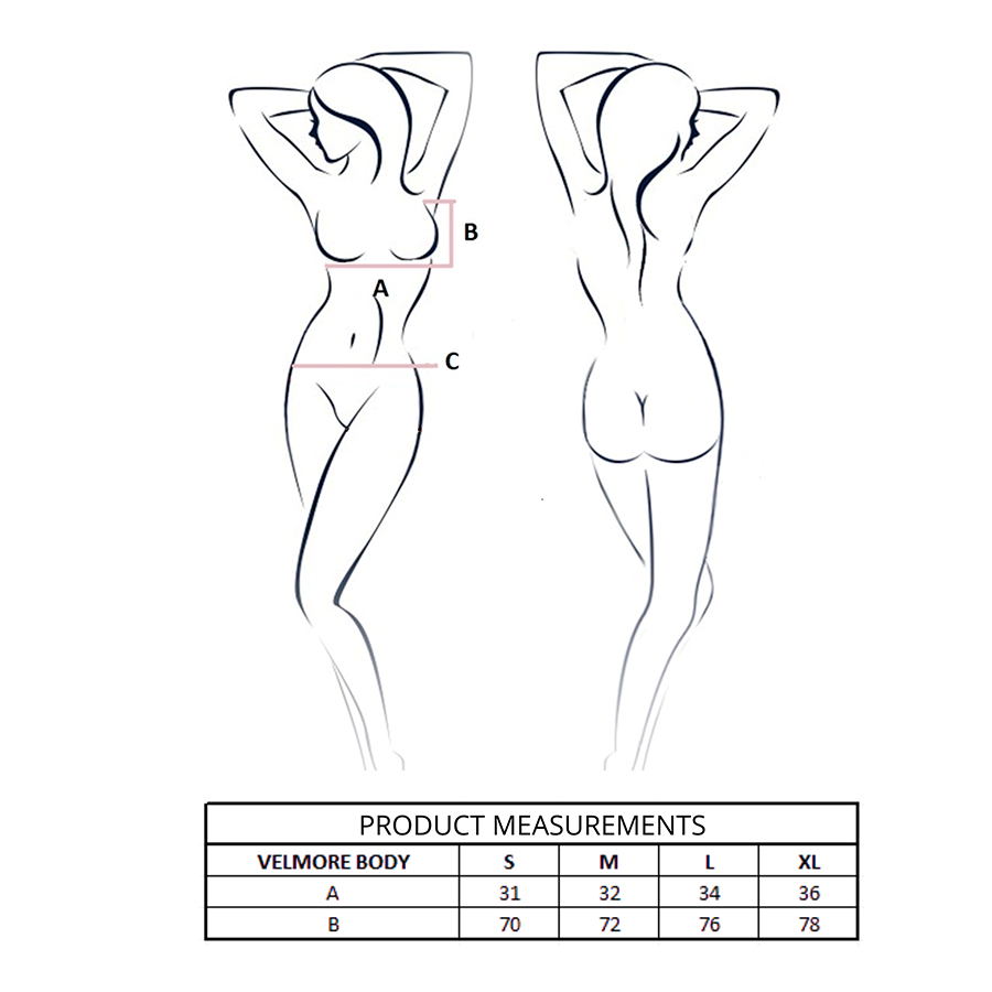PASSION - VELMORE BODY NEGRO L/XL - Imagen 4