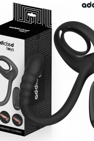 ADDICTED TOYS - ANILLO PENE VIBRADOR PUNTO·P CONTROL REMOTO