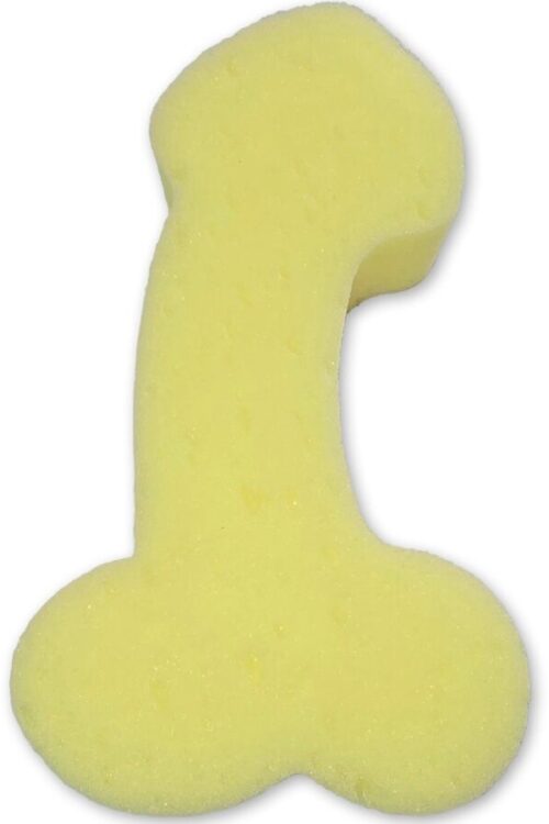 DIABLO PICANTE – ESPONJA FORMA DE PENE AMARILLA