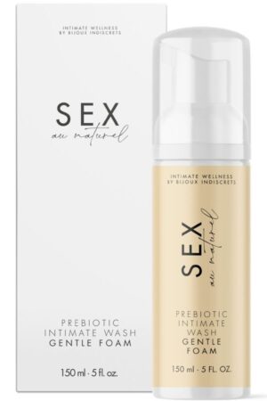 BIJOUX INDISCRETS - SEX AU NATUREL GEL ÍNTIMO PREBIÓTICO CON ESPUMA 150 ML