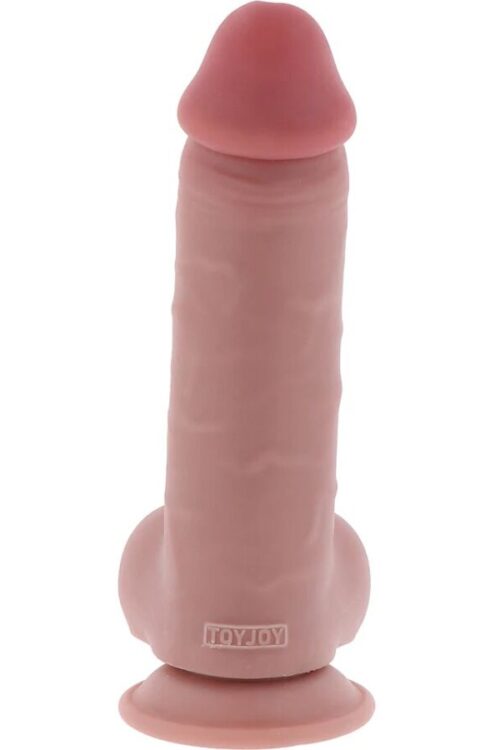 GET REAL – PENE REALÍSTICO DELUXE CON TESTÍCULOS EXTRA GRUESO 20 CM