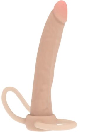 GET REAL - DOUBLE TROUBLE PENETRADOR ANAL SILICONA 16 CM