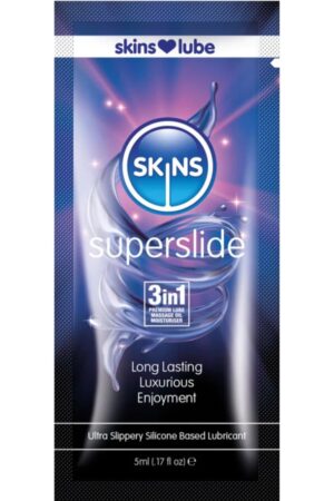 SKINS - SUPERSLIDE LUBRICANTE BASE DE SILICONA MONODOSIS 5 ML