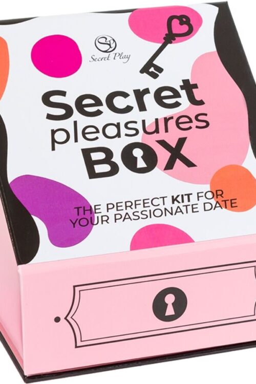 SECRET PLAY – CAJA DE PLACERES PARA PAREJAS DADOS + BALA VIBRADORA + PLUMERO