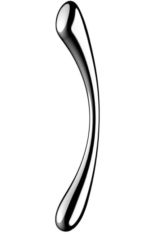 SATISFYER – COSMIC CREST 1 DILDO ACERO INOXIDABLE DOBLE USO