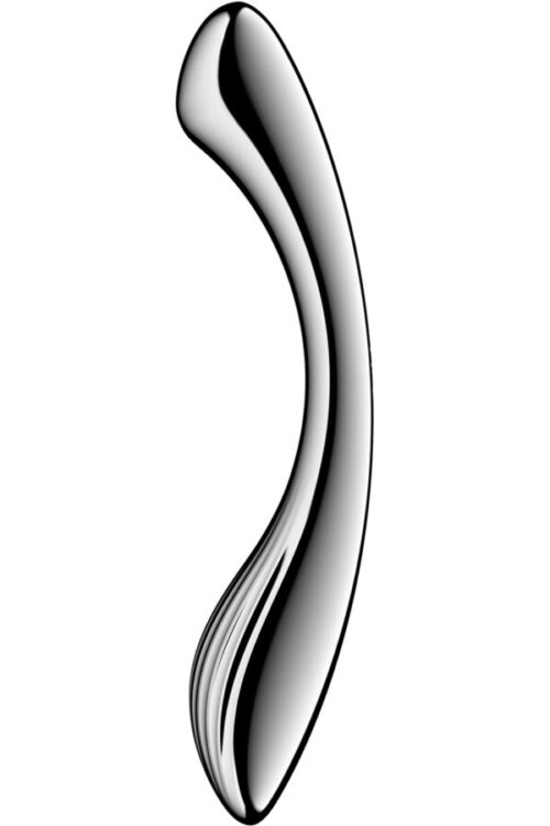 SATISFYER – PURE GRAVITY 1 DILDO ACERO INOXIDABLE DOBLE USO