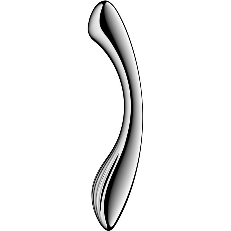 SATISFYER – PURE GRAVITY 1 DILDO ACERO INOXIDABLE DOBLE USO