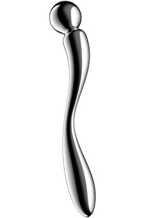 SATISFYER - STAR FORCE 2 DILDO ACERO INOXIDABLE DOBLE USO