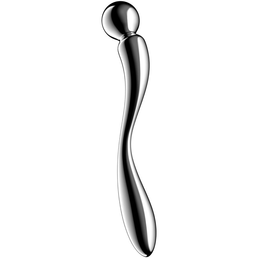 SATISFYER – STAR FORCE 2 DILDO ACERO INOXIDABLE DOBLE USO