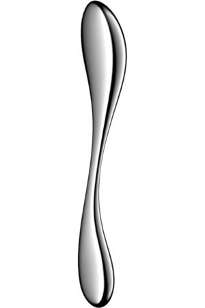 SATISFYER - STAR FORCE 3 DILDO ACERO INOXIDABLE DOBLE USO