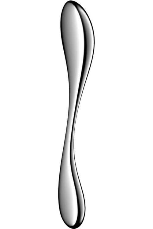 SATISFYER – STAR FORCE 3 DILDO ACERO INOXIDABLE DOBLE USO
