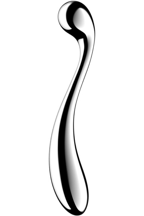 SATISFYER – STAR FORCE 4 DILDO ACERO INOXIDABLE DOBLE USO