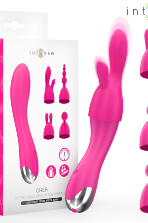 INTENSE - CHER VIBRADOR 20 PATRONES CON CABEZALES INTERCAMBIABLES