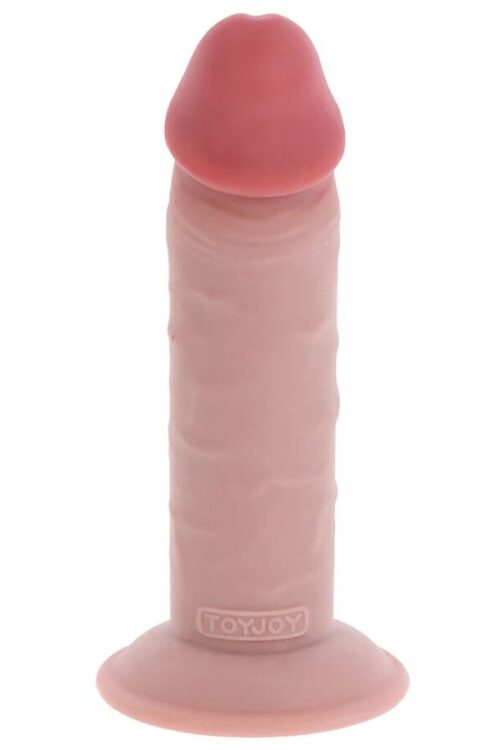 GET REAL – DILDO DELUXE DONG GRUESO DE DOBLE DENSIDAD TPE 20 CM